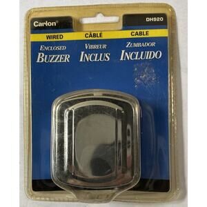 CARLON Wired Enclosed Buzzer 16 Volt Doorbell DH905 Door Bell Chime VINTAGE NEW